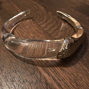 Alexis Bittar Lucite with Gold Dust Chocker